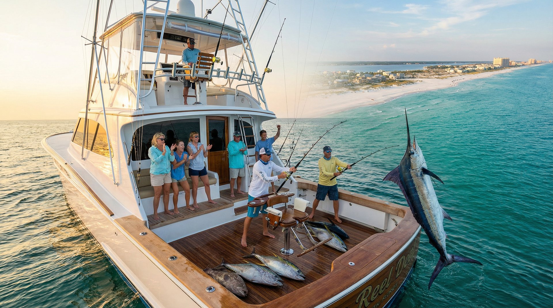Charter fishing from Destin